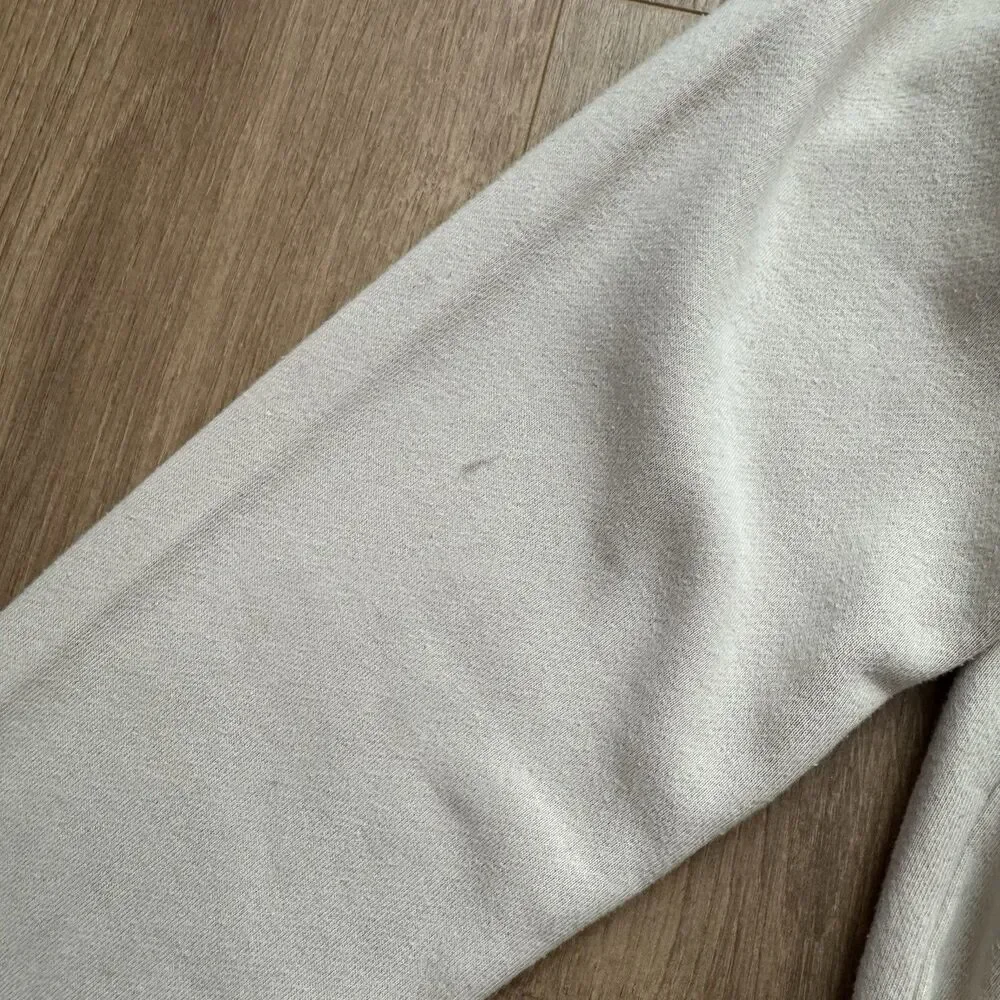 Nike Hoodie Womens Medium Beige Sportswear Club Fleece Pullover Sweatshirt Train